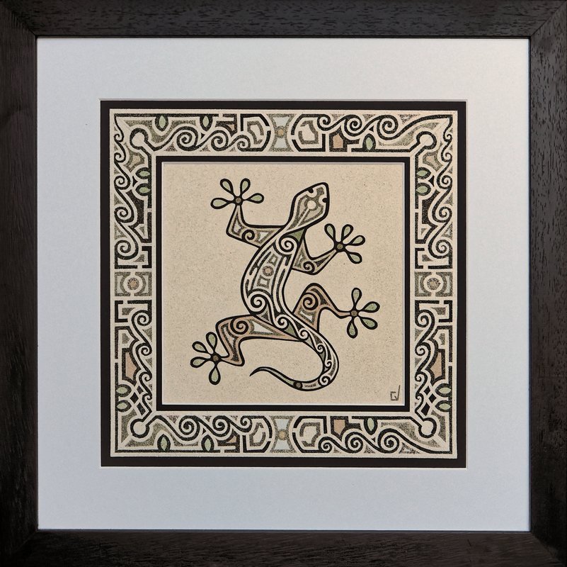 South pacific lizard